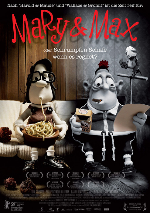 Plakat zum Film: Mary & Max oder schrumpfen Schafe wenn es regnet?