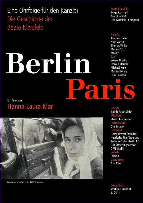 Plakat zum Film: Berlin - Paris -  Die Geschichte der Beate Klarsfeld