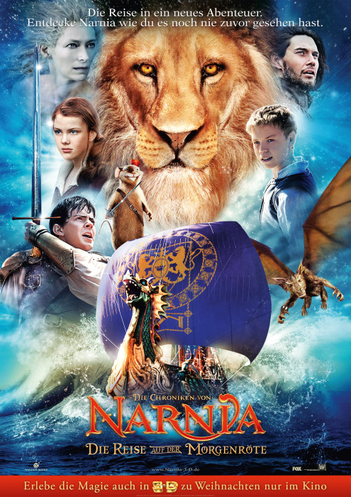 Plakat zum Film: Chroniken von Narnia - Die Reise auf der Morgenröte, Die