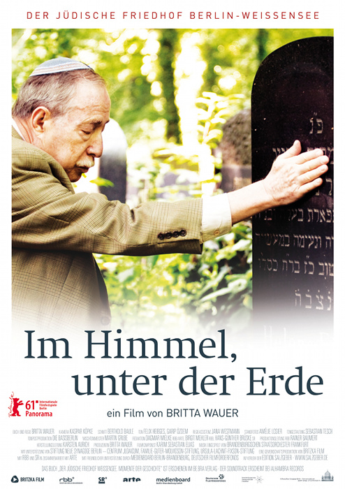 Plakat zum Film: Im Himmel, unter der Erde – Der Jüdische Friedhof Weißensee