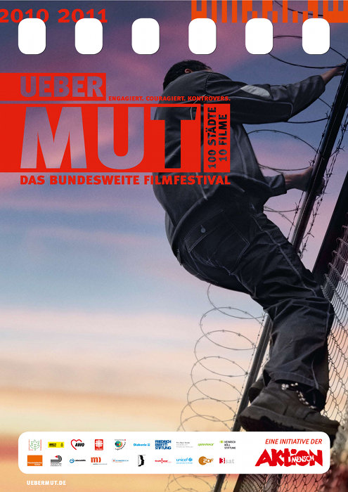 Plakat zum Film: ueber Mut - Das bundesweite Filmfestival