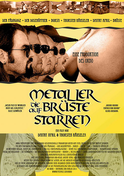 Plakat zum Film: Metaller die auf Brüste starren
