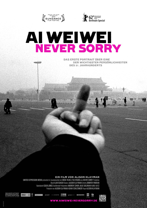 Plakat zum Film: Ai Weiwei - Never Sorry