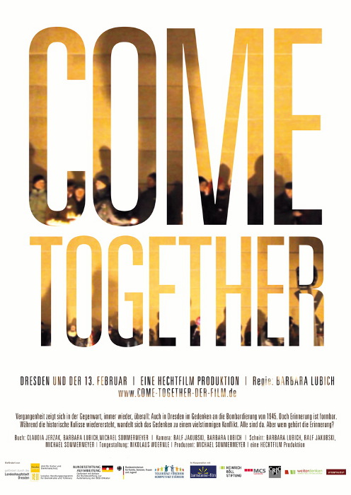 Plakat zum Film: Come together. Dresden und der 13. Februar