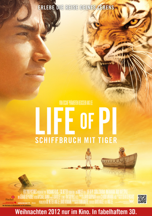 Plakat zum Film: Life of Pi - Schiffbruch mit Tiger