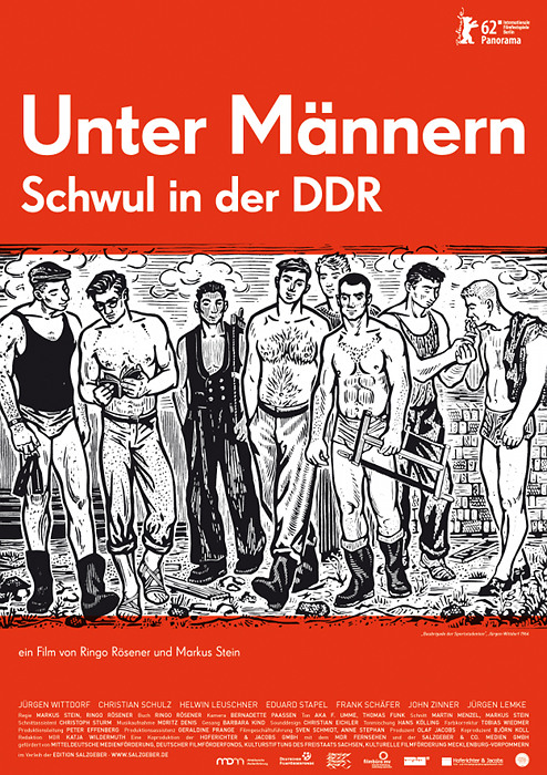 Plakat zum Film: Unter Männern – Schwul in der DDR