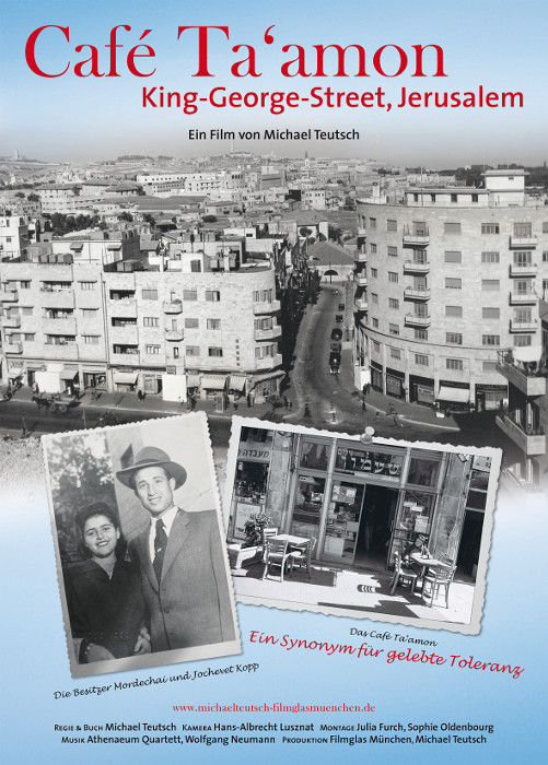Plakat zum Film: Cafe Ta'amon, King-George-Street, Jerusalem