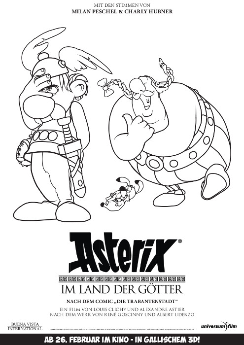 Plakat zum Film: Asterix im Land der Götter