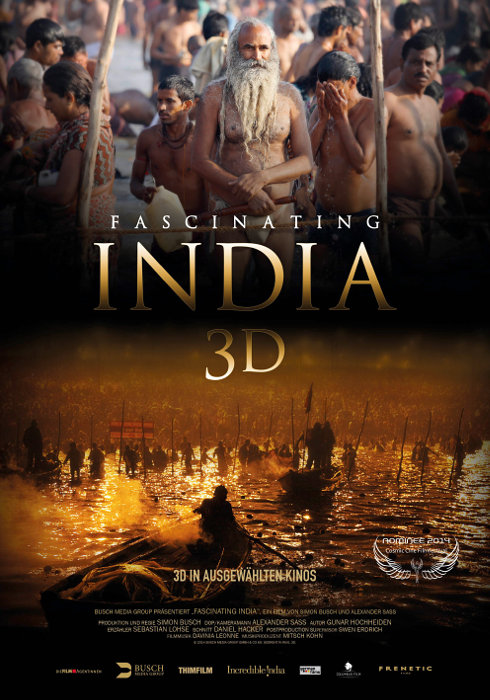 Plakat zum Film: Fascinating India 3D