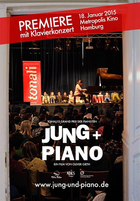 Plakat zum Film: Jung + PIano - Grand Prix der Pianisten