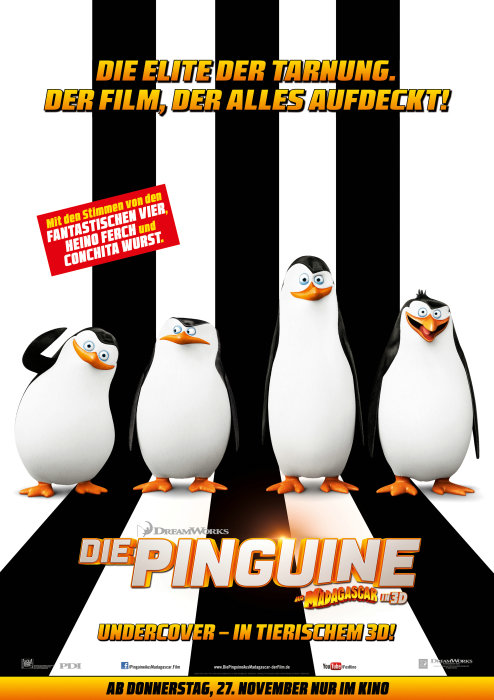 Plakat zum Film: Pinguine aus Madagascar, Die