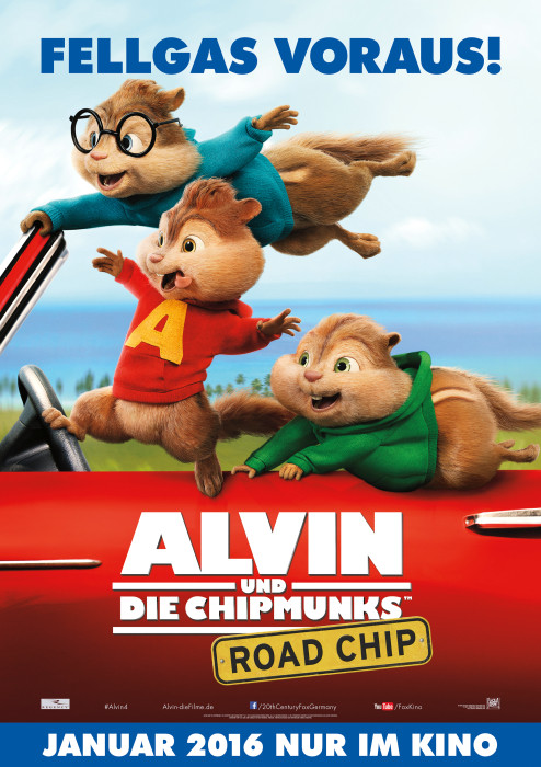 Plakat zum Film: Alvin und die Chipmunks - Road Chip