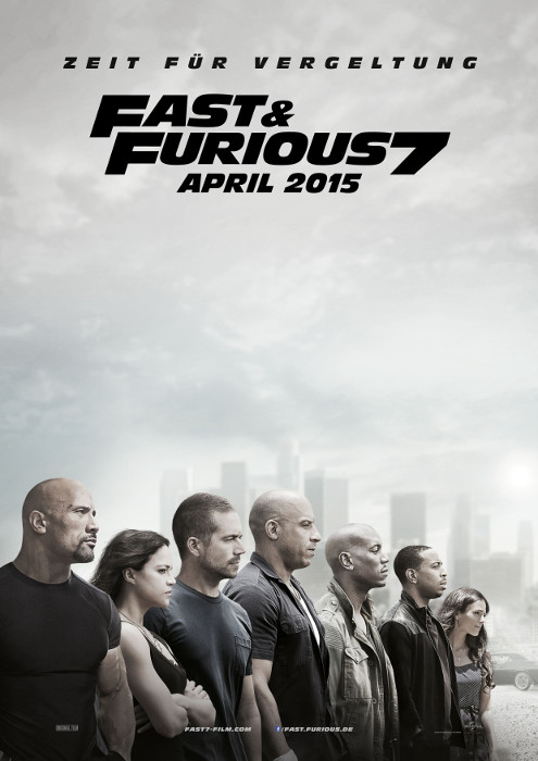 Plakat zum Film: Fast & Furious 7 - Zeit für Vergeltung