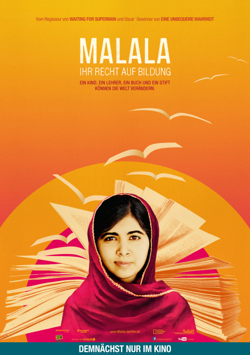 Plakat zum Film: Malala - Ihr Recht auf Bildung