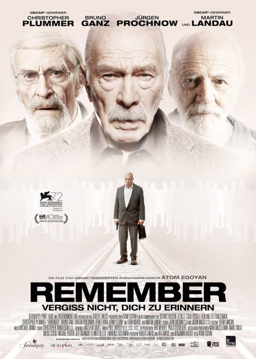 Plakat zum Film: Remember - Vergiss nicht, dich zu erinnern