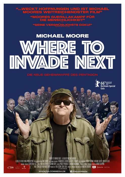 Plakat zum Film: Where to Invade Next