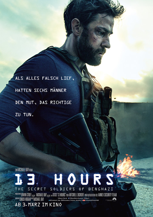 Plakat zum Film: 13 Hours - The Secret Soldiers of Benghazi