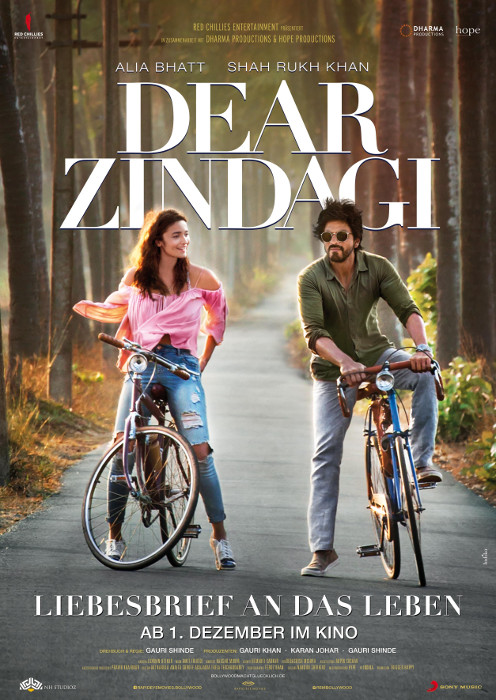 Plakat zum Film: Liebesbrief an das Leben - Dear Zindagi