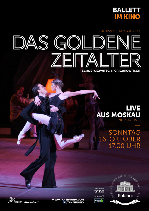 Plakat zum Film: Schostakowitsch/Grigorowitsch: Das goldene Zeitalter - Bolshoi Ballett