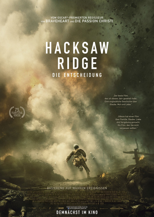 Plakat zum Film: Hacksaw Ridge - Die Entscheidung