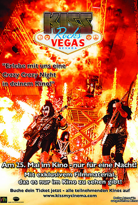 Plakat zum Film: Kiss Rocks Vegas