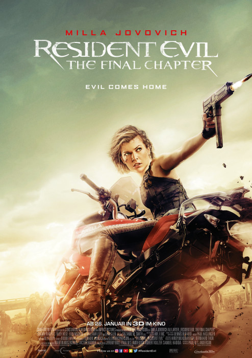 Plakat zum Film: Resident Evil - The Final Chapter