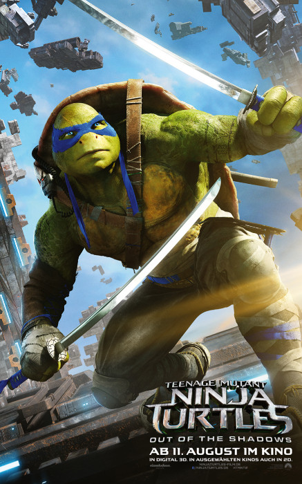 Plakat zum Film: Teenage Mutant Ninja Turtles - Out of the Shadows