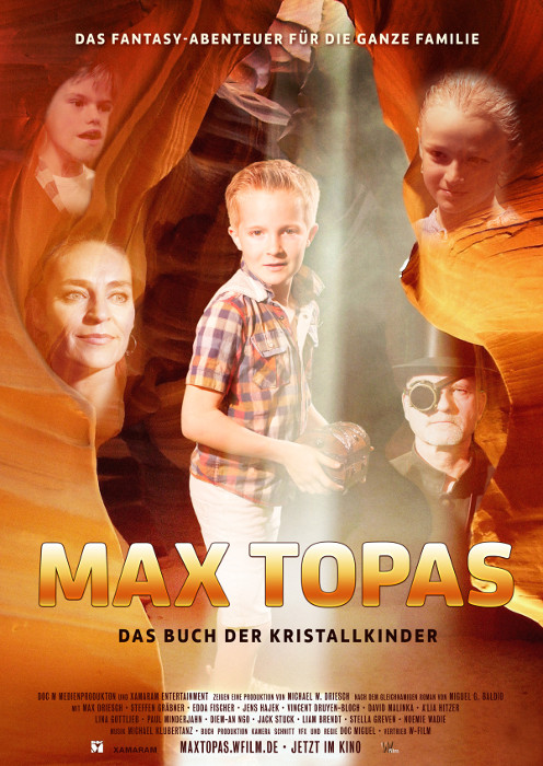 Plakat zum Film: Max Topas - Das Buch der Kristallkinder