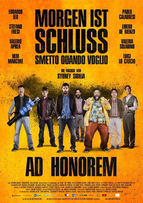Plakat zum Film: Morgen ist Schluss - Ad honorem