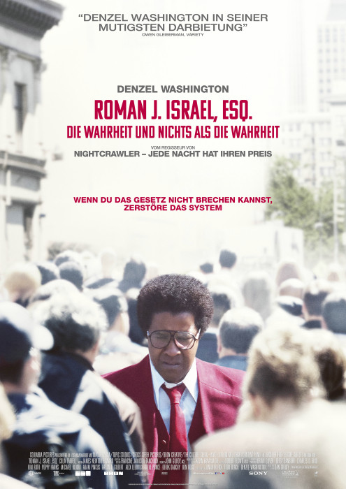 Plakat zum Film: Roman J. Israel, Esq. - Die Wahrheit und nichts als die Wahrheit