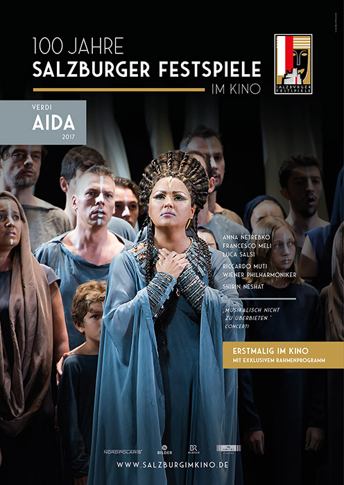 Plakat zum Film: 100 Jahre Salzburg Festspiele im Kino: Verdi - Aida