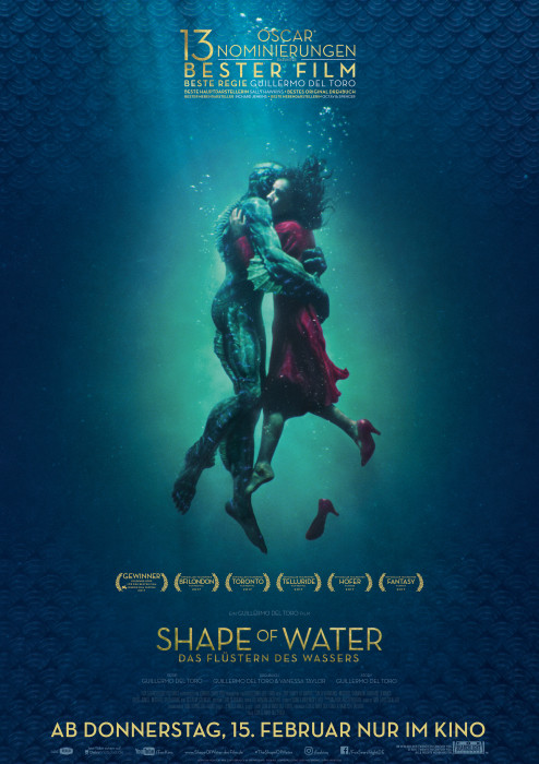Plakat zum Film: Shape of Water - Das Flüstern des Wassers