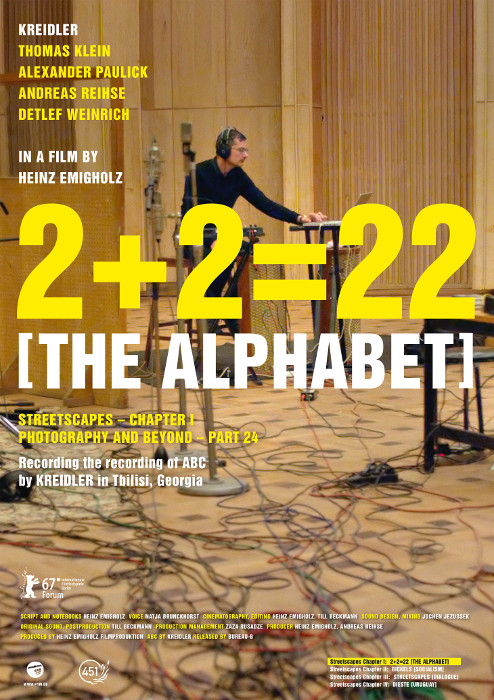 Plakat zum Film: 2+2=22 [The Alphabet] - Streetscapes Chapter I