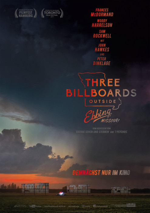 Plakat zum Film: Three Billboards Outside Ebbing, Missouri