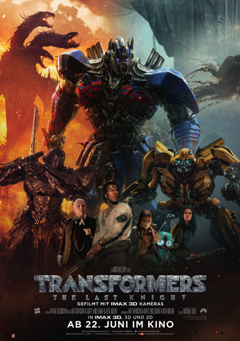 Plakat zum Film: Transformers - The Last Knight