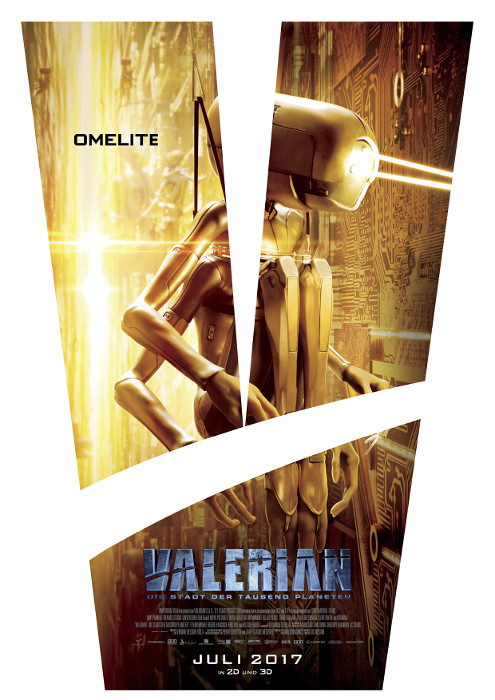 Plakat zum Film: Valerian und die Stadt der tausend Planeten