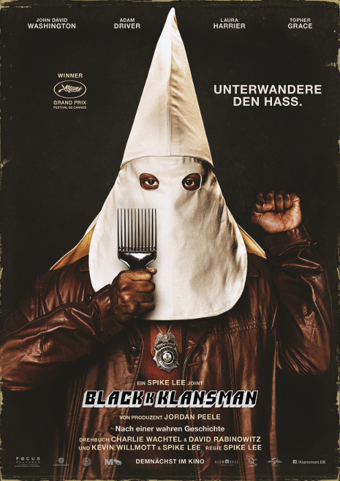 Plakat zum Film: BlacKkKlansman