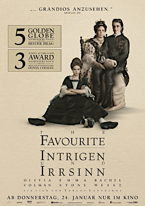 Plakat zum Film: Favourite, The - Intrigen und Irrsinn