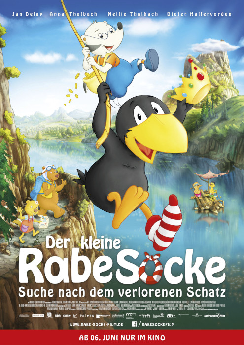 Plakat zum Film: kleine Rabe Socke 3, Der - Suche nach dem verlorenen Schatz