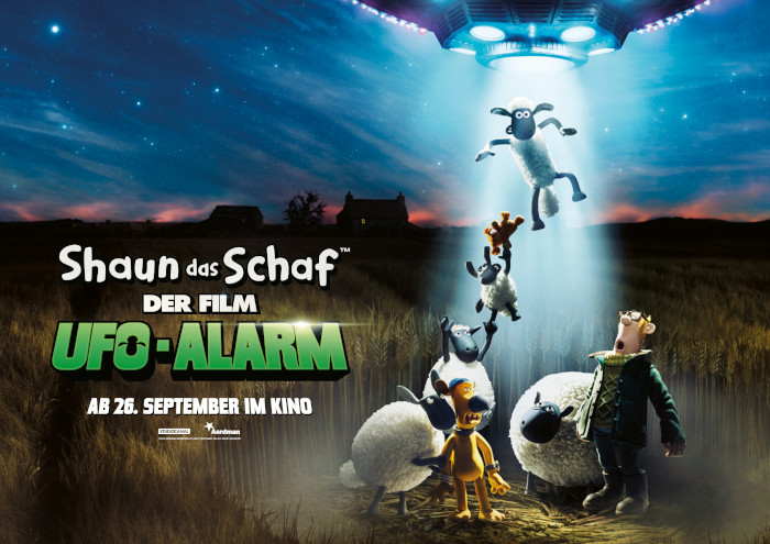 Plakat zum Film: Shaun das Schaf - Der Film: UFO-Alarm