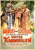 Filmplakat Abbott und Costello unter Kannibalen