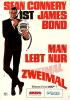 Filmplakat James Bond 007 - Man lebt nur zweimal