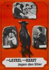 Filmplakat Stan Laurel und Oliver Hardy jagen den Stier