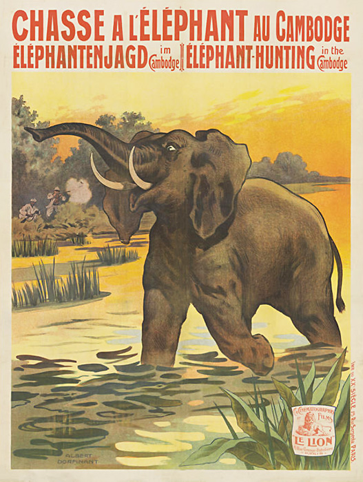 Plakat zum Film: Elefantenjagd im Cambodge