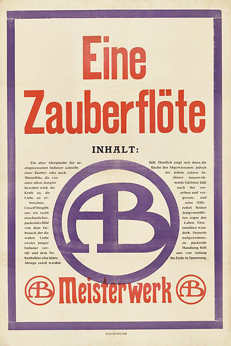 Plakat zum Film: Zauberflöte, Eine