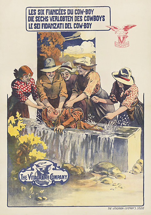 Plakat zum Film: sechs Verlobten des Cowboys, Die