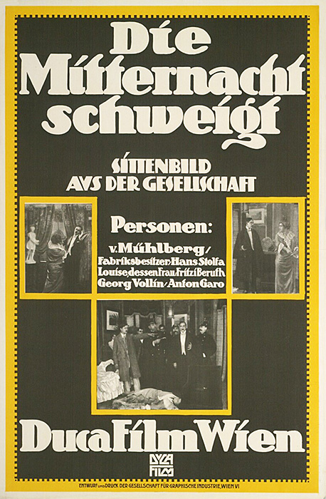 Plakat zum Film: Mitternacht schweigt, Die