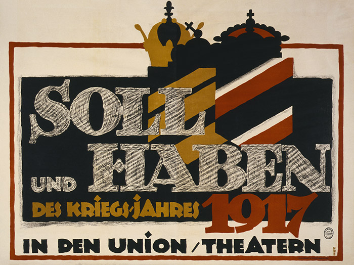 Plakat zum Film: Soll und Haben des Kriegsjahres 1917