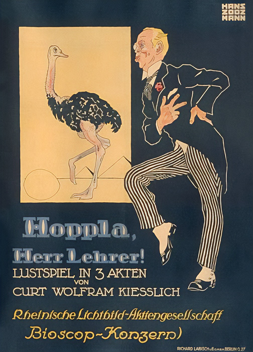 Plakat zum Film: Hoppla, Herr Lehrer