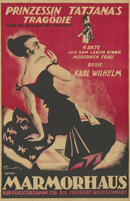 Plakat zum Film: Prinzessin Tatjana's Tragödie - Wenn ein Weib den Weg verliert